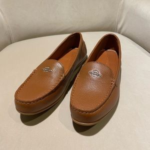 Brand new, never worn. Coach Marley Driver leather loafers